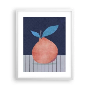 Poster in een witte lijst - Convexiteit en vlak - 40x50 cm