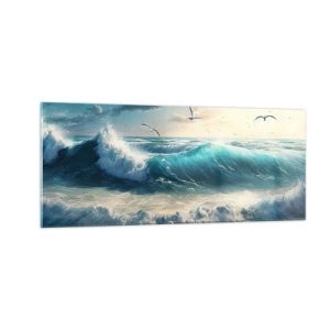 Schilderen op glas - Ritselt alleen voor jou - 100x40 cm