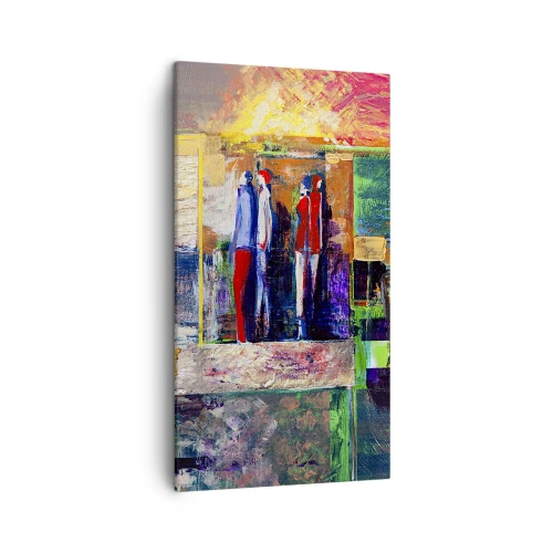 Schilderen op canvas - Relaties en emoties - 45x80 cm