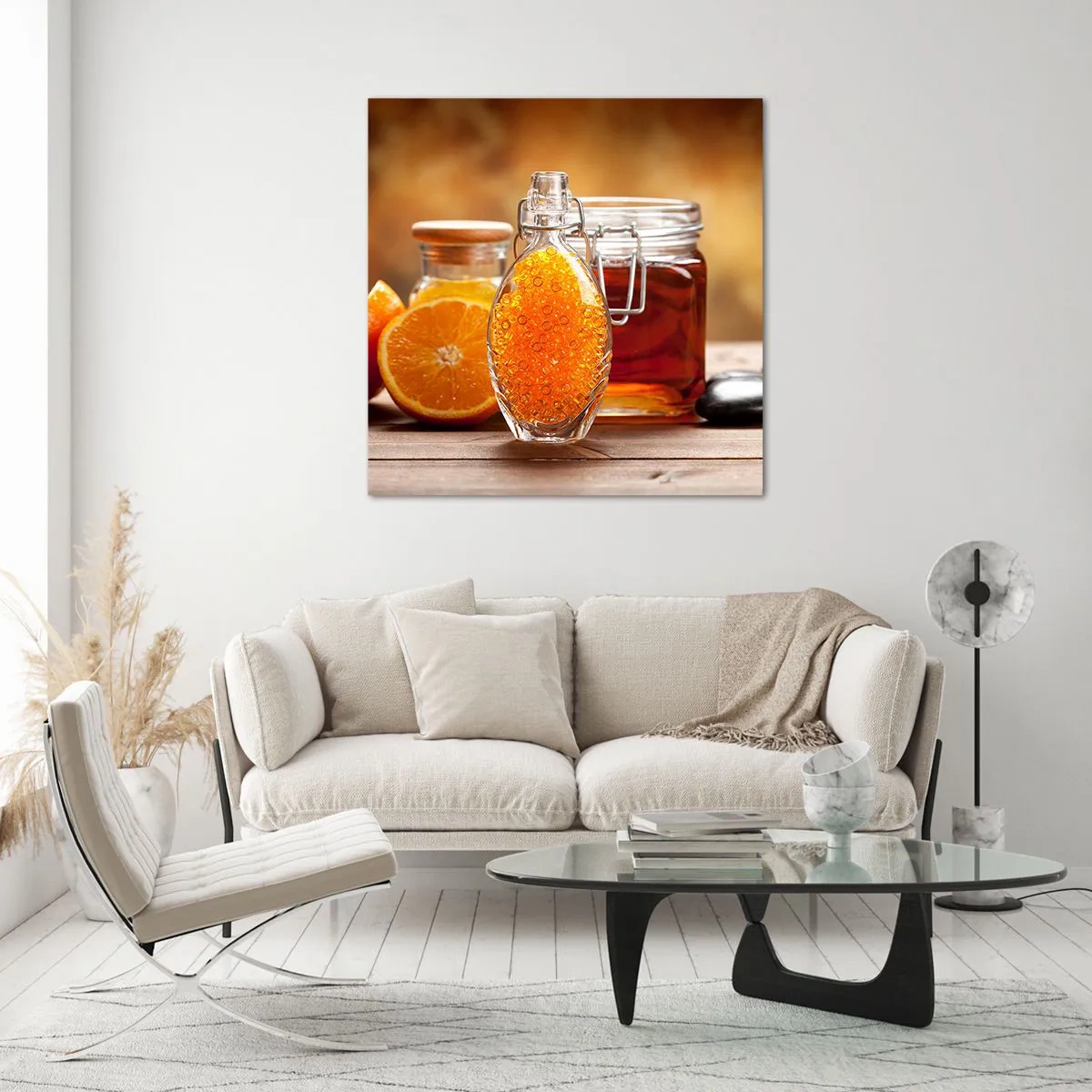 Schilderen op glas - Zonnige smaken en aroma's - 70x70 cm