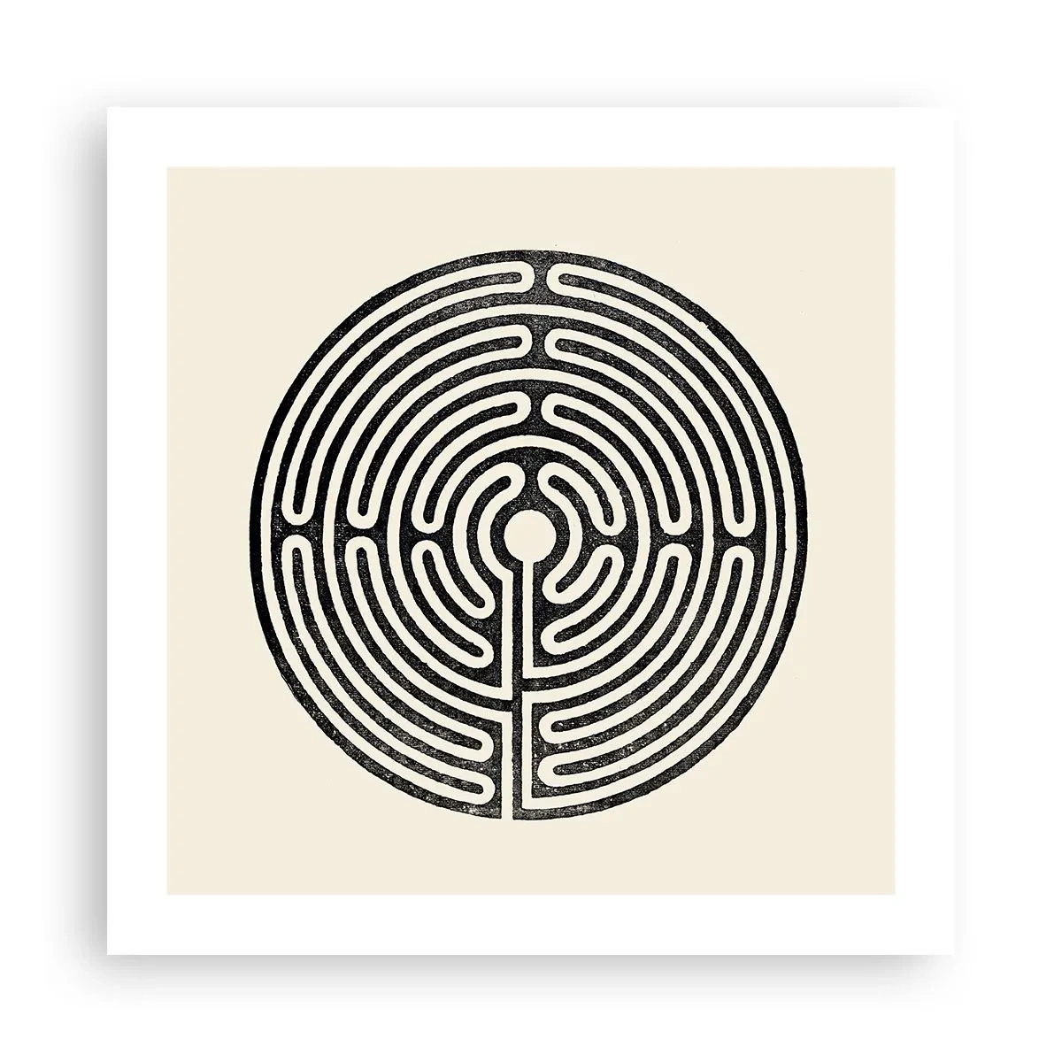 Poster - Mysterieuze orde - 50x50 cm