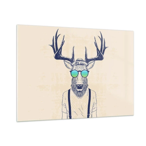 Schilderen op glas - Wie had je verwacht? - 100x70 cm