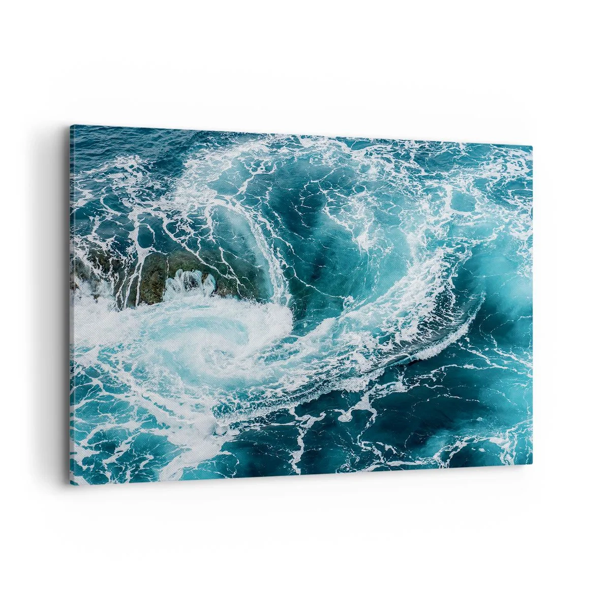 Schilderen op canvas - De poort naar het binnenste van de aarde - 120x80 cm