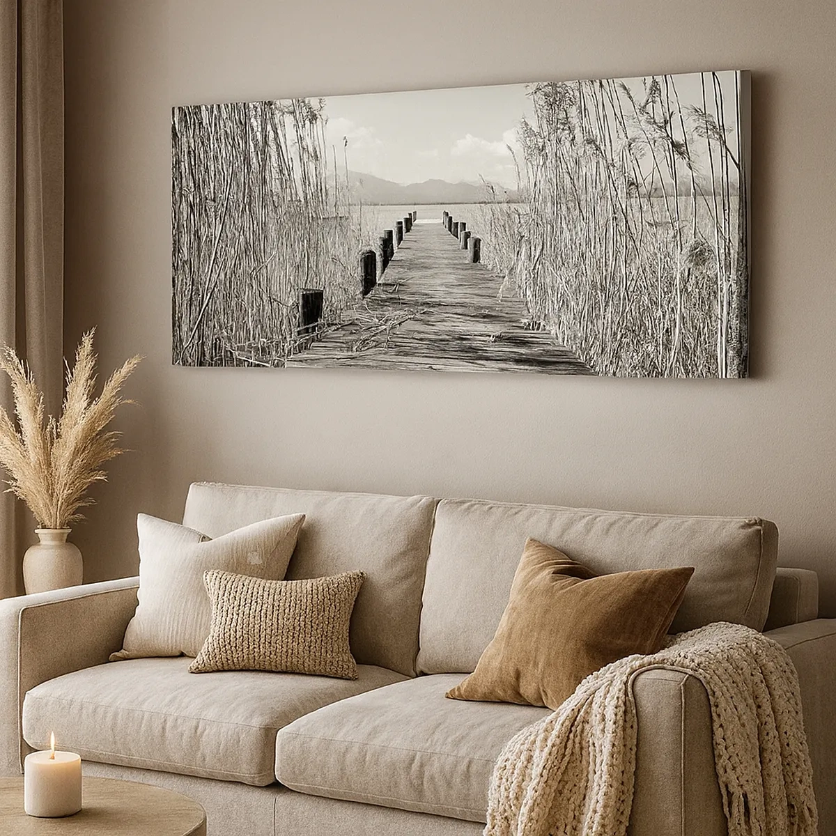 Schilderen op canvas - In de stilte van het gras - 30x30 cm