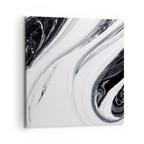 Schilderen op canvas - Een combinatie van tegenstellingen - 50x50 cm