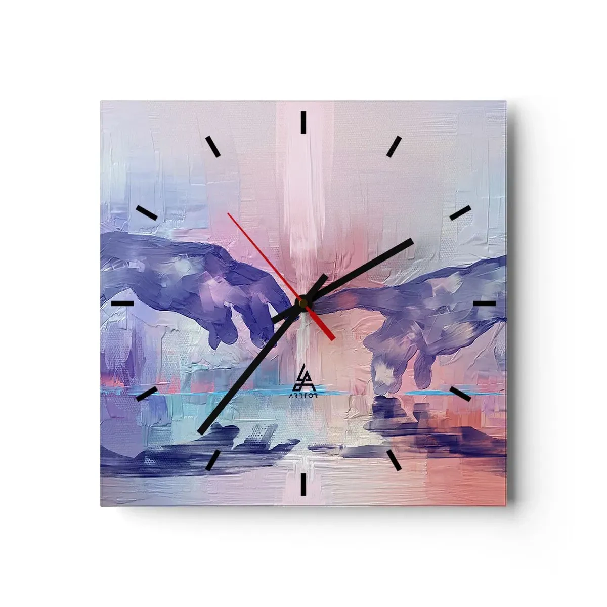 Wandklok - Klok - Goddelijke levensvonk - 30x30 cm