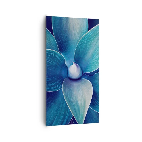Schilderen op canvas - Blauw uit de lucht - 65x120 cm