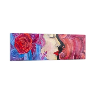 Schilderen op glas - De Art Nouveau leeft nog - 160x50 cm