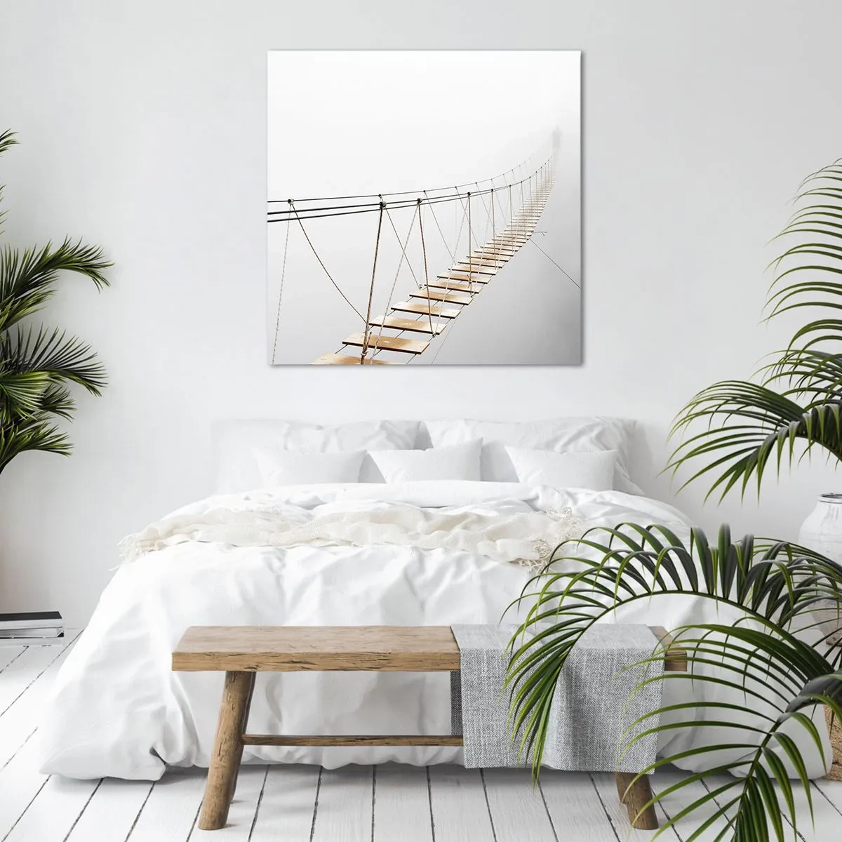 Schilderen op canvas - Waar zal het je brengen? - 70x70 cm