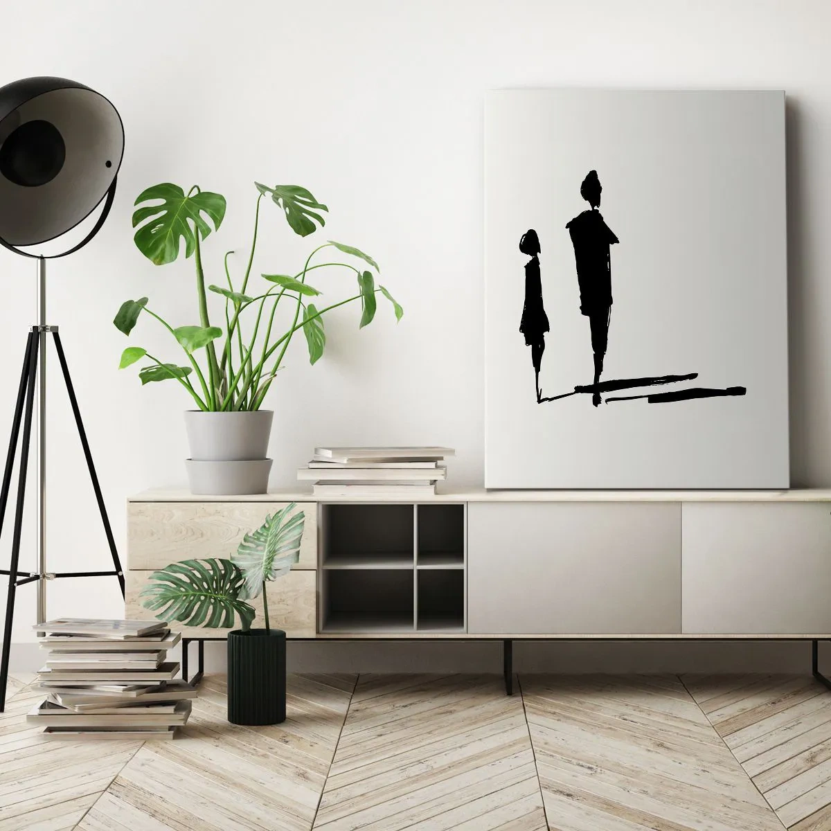 Schilderen op canvas - Zeker samen? - 50x70 cm
