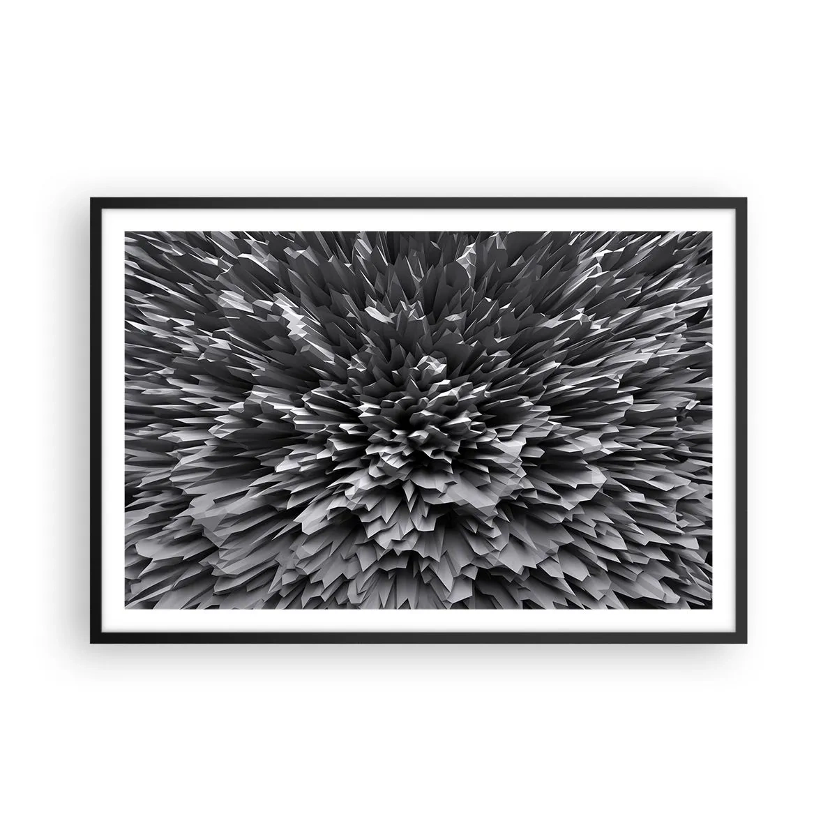 Poster in een zwarte lijst - Strikter kan het niet - 91x61 cm