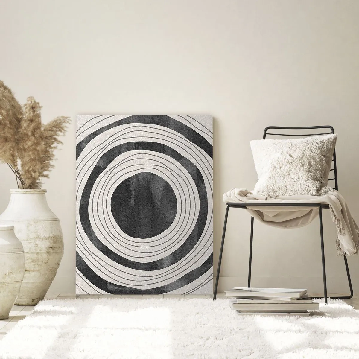 Schilderen op glas - Precies op het punt - 70x100 cm