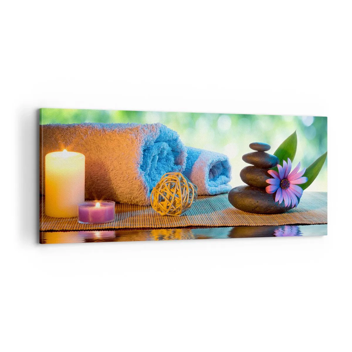 Schilderen op canvas - Tijd voor het lichaam - 100x40 cm