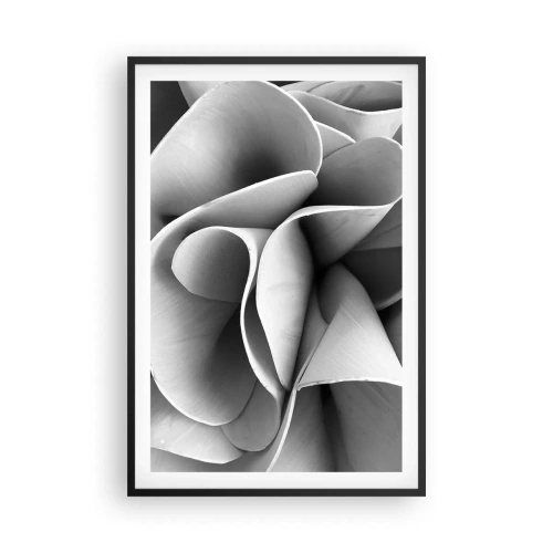 Poster in een zwarte lijst - Het gebeurt in de ruimte - 61x91 cm