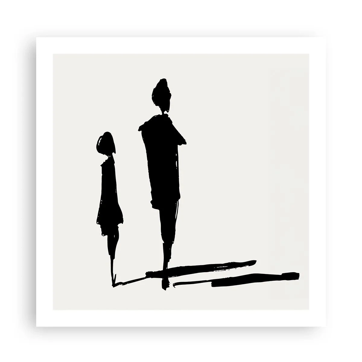 Poster - Zeker samen? - 60x60 cm