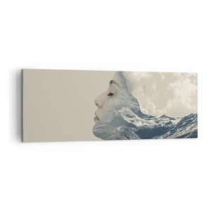 Schilderen op canvas - De schoonheid van de elementen - 140x50 cm