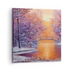 Schilderen op canvas - Laten we elkaar hier ontmoeten - 50x50 cm