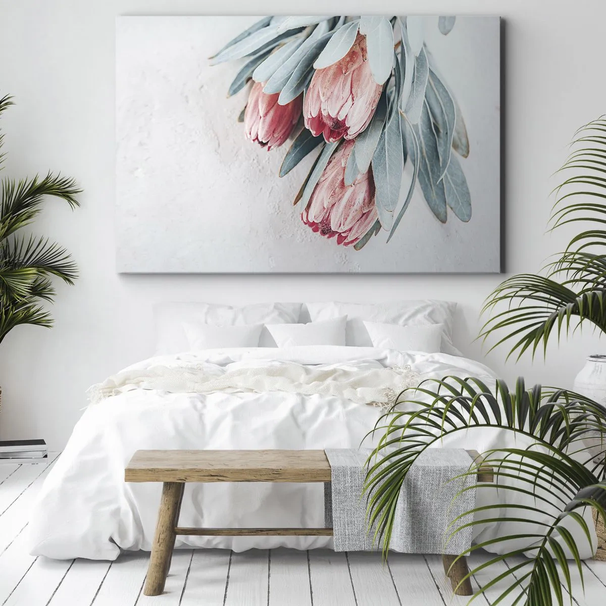 Schilderen op canvas - Schaamt zich voor hun eigen schoonheid - 100x70 cm