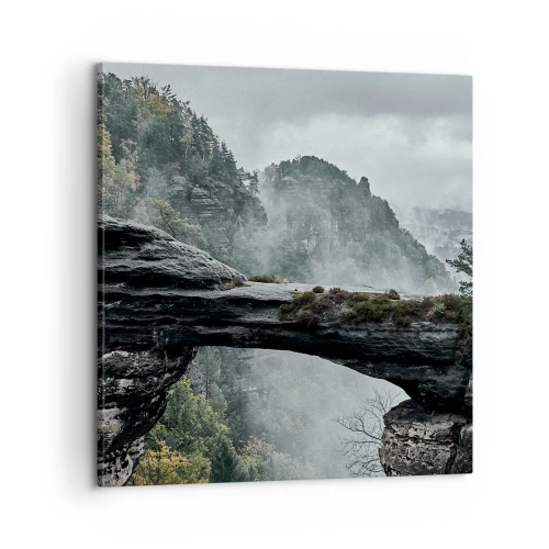 Schilderen op canvas - Het avontuur gaat beginnen - 60x60 cm