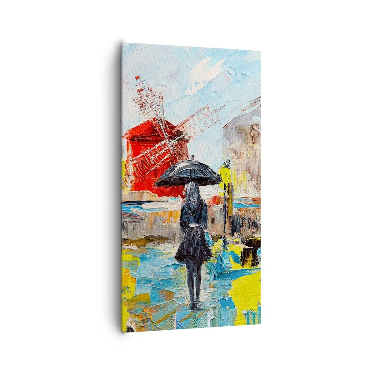 Schilderen op canvas - Parijse legendes - 65x120 cm