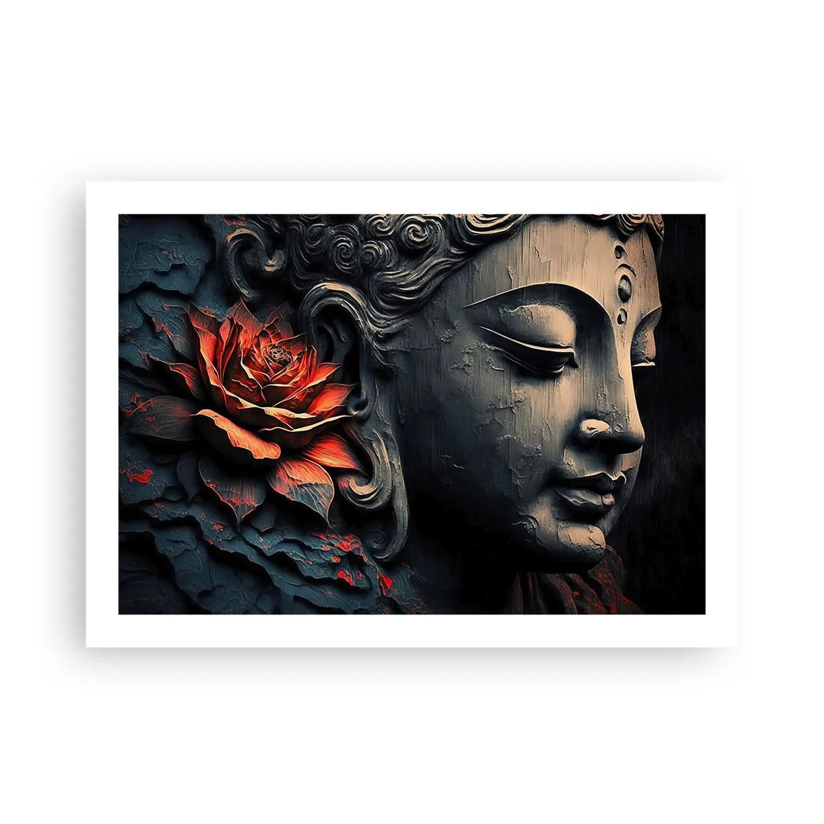 Poster - In harmonie met de wereld - 70x50 cm