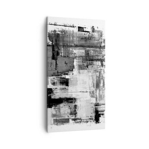 Schilderen op canvas - Grijs is prachtig - 45x80 cm