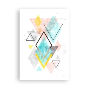 Poster - Geometrisch spel - 70x100 cm