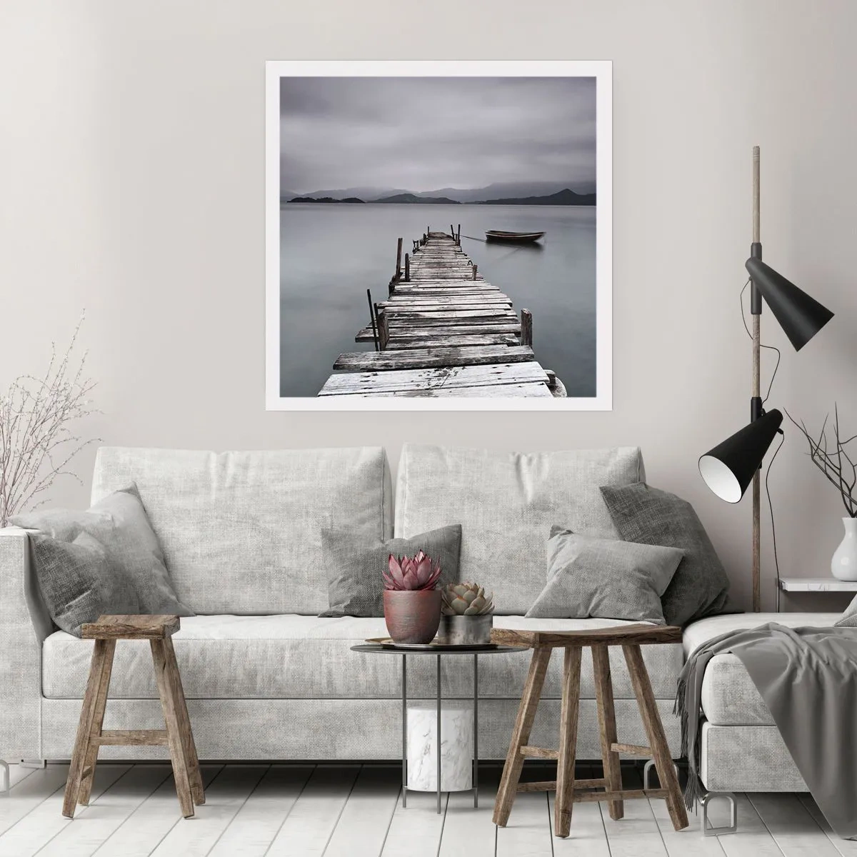 Poster - Je kunt morgen gaan - 50x50 cm