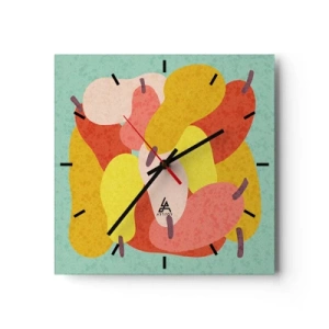 Wandklok - Klok - Probeer de zomerzon - 30x30 cm