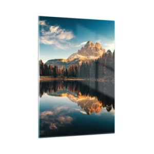 Schilderen op glas - Dubbel landschap - 50x70 cm