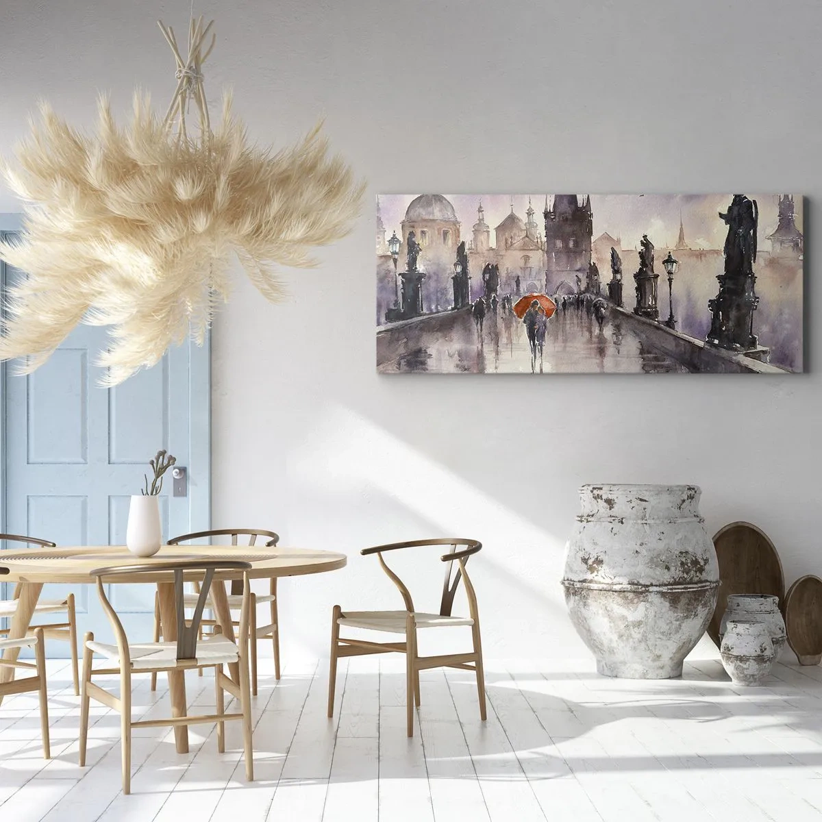 Schilderen op canvas - Mensen veranderen niet - 140x50 cm