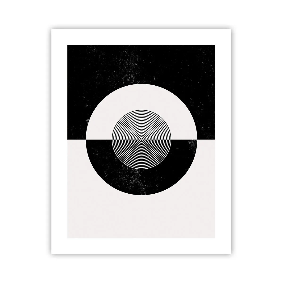 Poster - Harmonie in zwart-wit - 40x50 cm