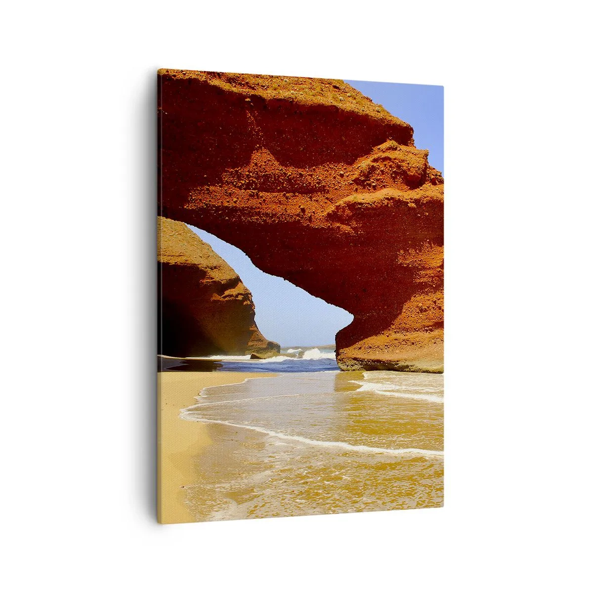 Schilderen op canvas - Water en wind  al duizen jaren - 50x70 cm