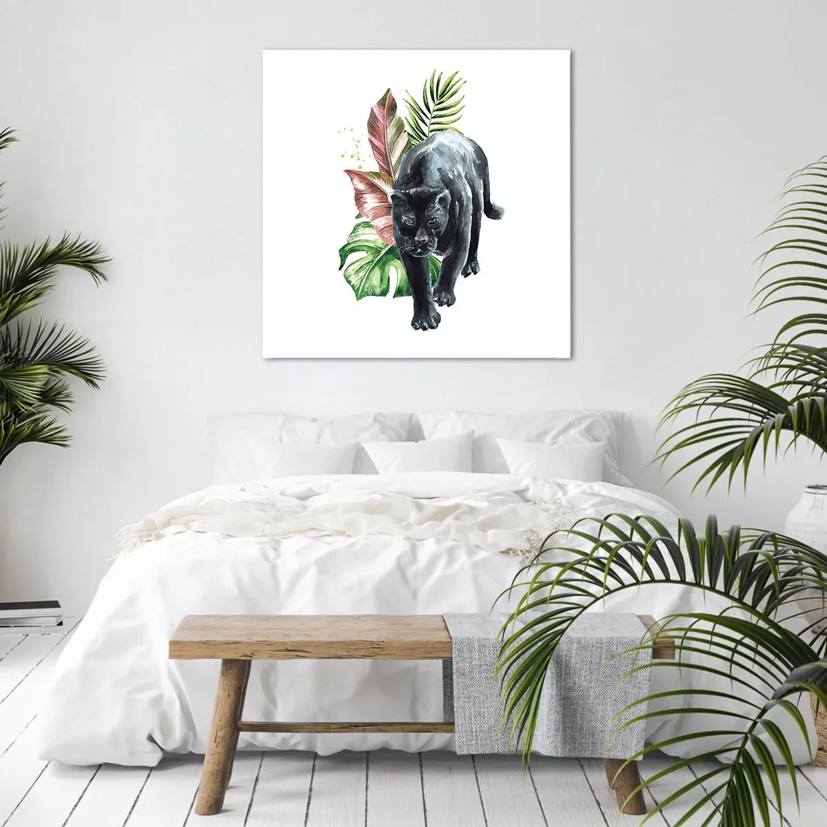 Schilderen op canvas - Wilde van het hart - 30x30 cm