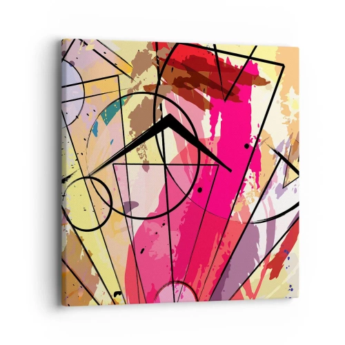 Schilderen op canvas - Explosie - 40x40 cm