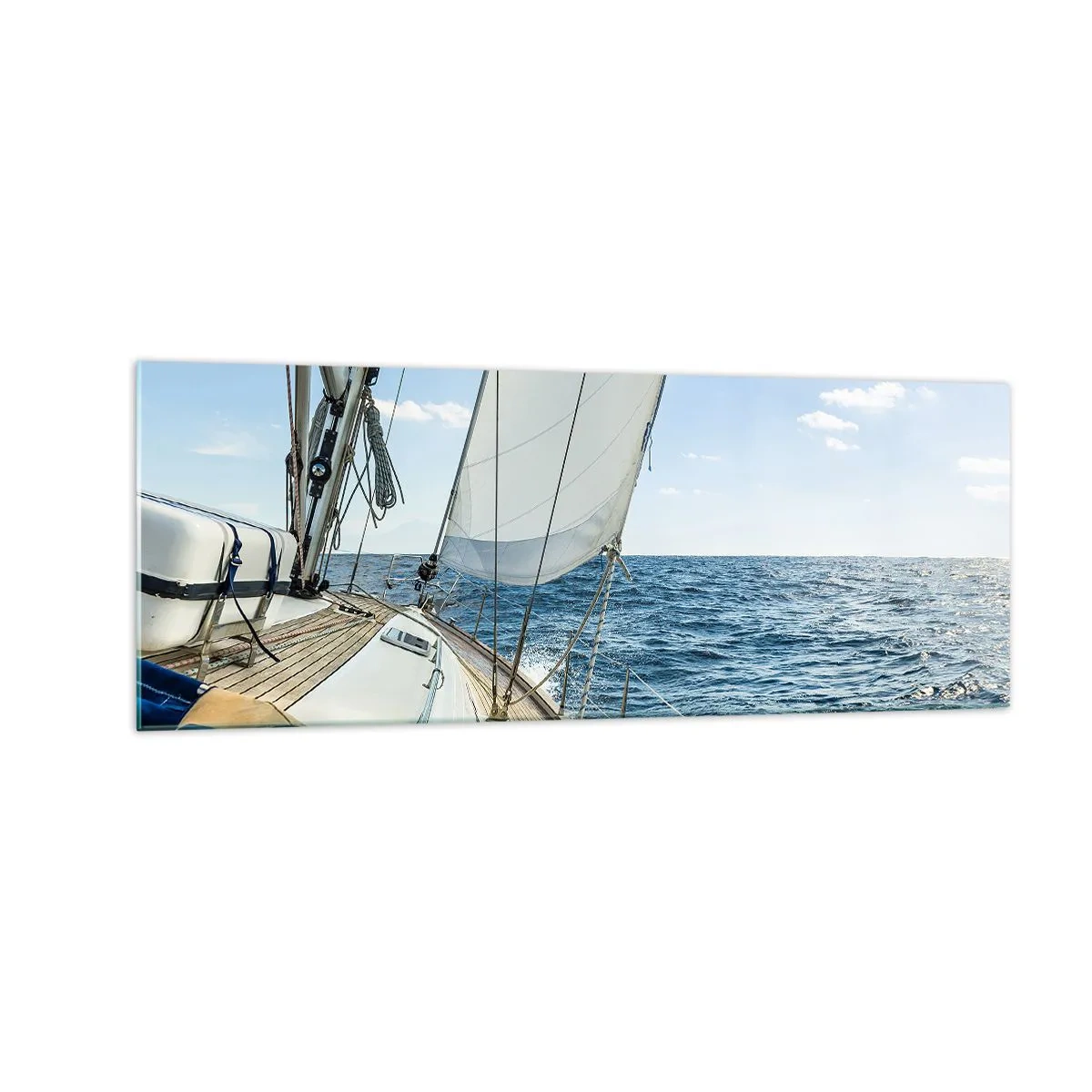 Schilderen op glas - Ahoi, avontuur - 140x50 cm