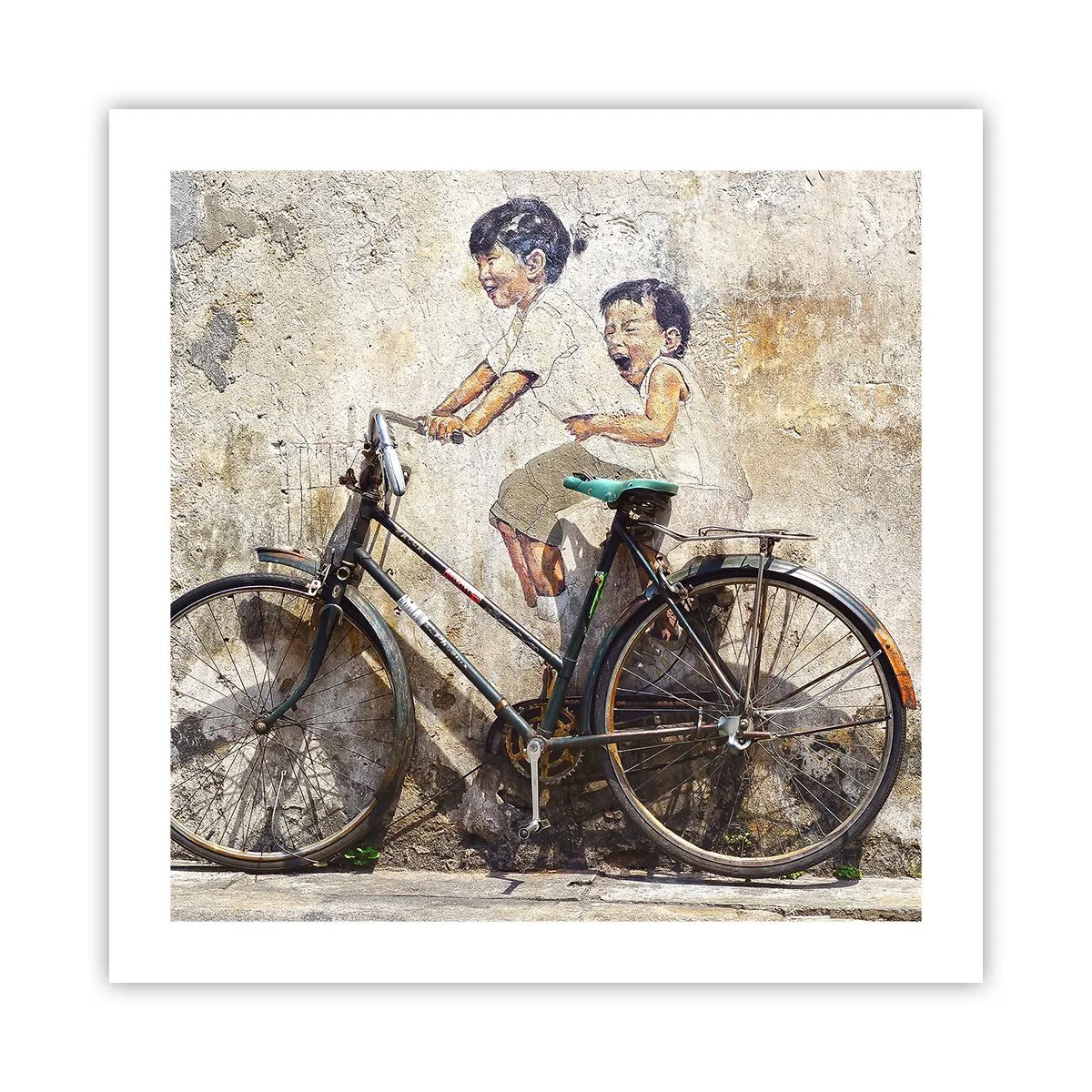 Poster - Waar of niet waar? - 50x50 cm