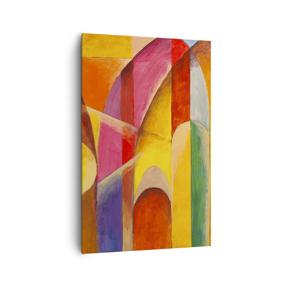 Schilderen op canvas - Kathedraal van de zon - 80x120 cm