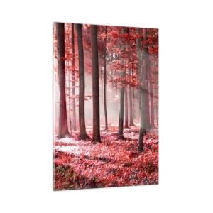 Schilderen op glas - Rood is net zo mooi - 50x70 cm
