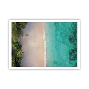 Poster - Paradijsstrand - 100x70 cm