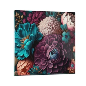Schilderen op glas - Natuur in overvloed - 30x30 cm