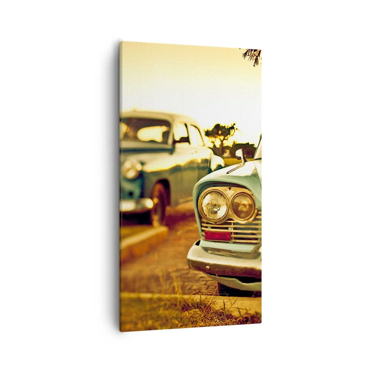 Schilderen op canvas - Maar afwachten - 55x100 cm