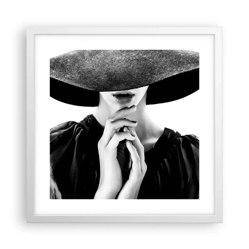 Poster in een witte lijst - Verborgen schoonheid - 40x40 cm