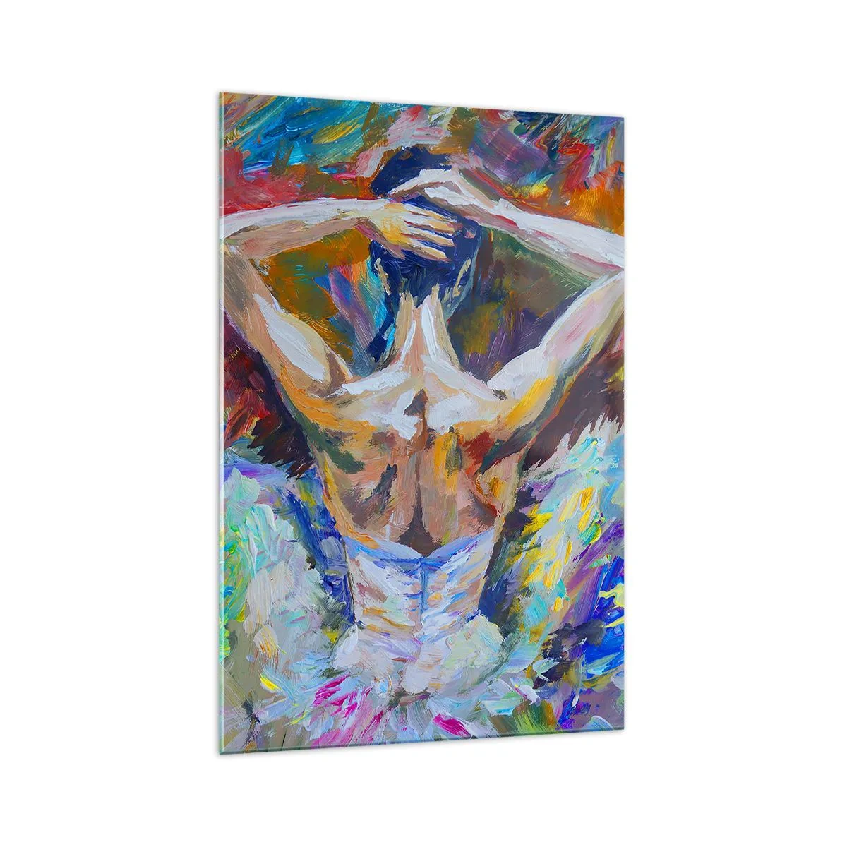 Schilderen op glas - Het kan van alles zijn - 70x100 cm