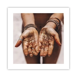 Poster - Een cadeau voor jou - 40x40 cm