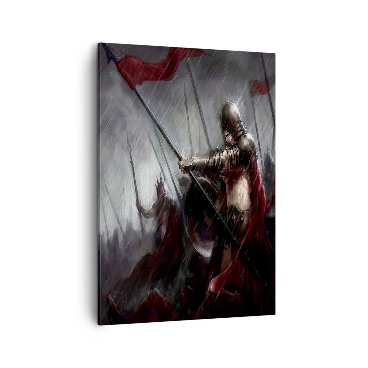 Schilderen op canvas - Voorbijganger, vertel Sparta... - 50x70 cm