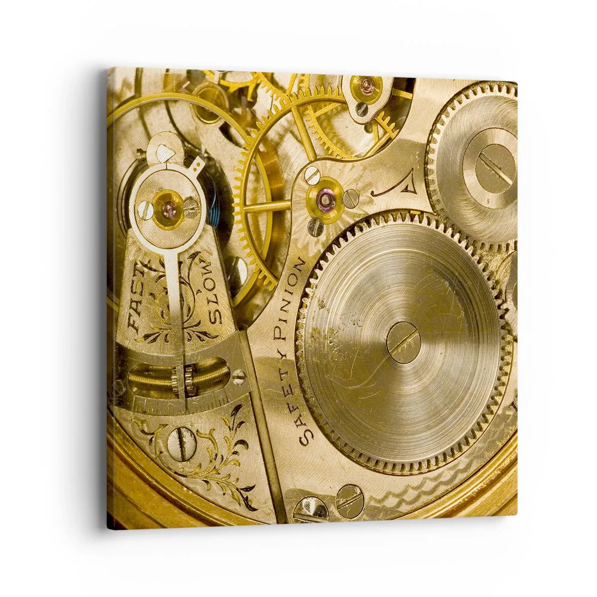 Schilderen op canvas - Ga met de tijd mee - 40x40 cm