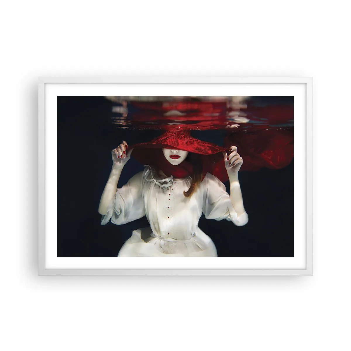 Poster in een witte lijst - Hatelijke godin in de Slavische mythologie - 70x50 cm