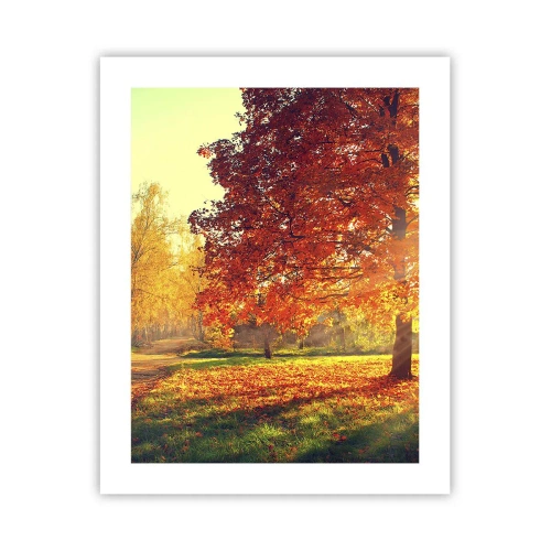 Poster - Rood is mooi - 40x50 cm