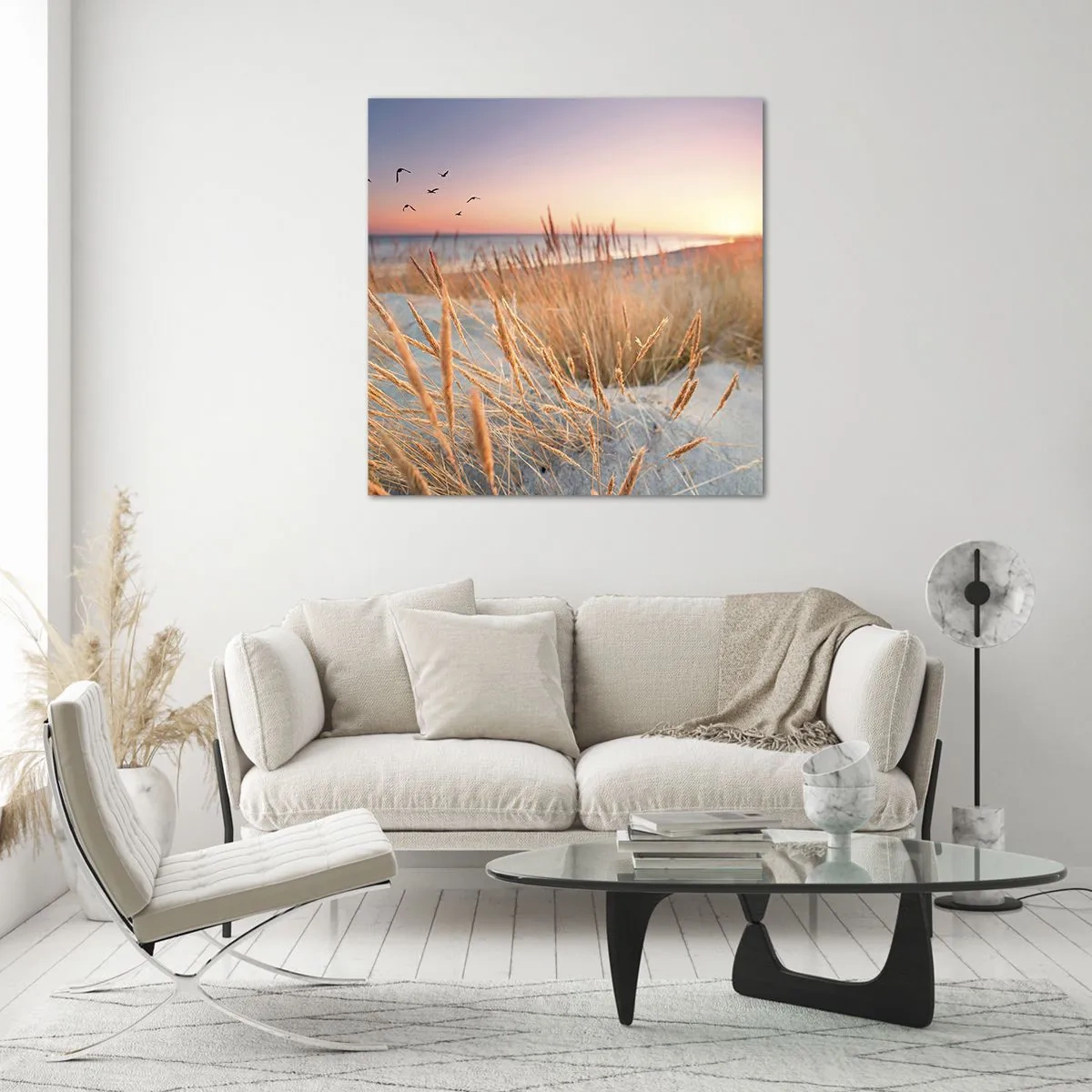 Schilderen op glas - Het Baltische slaapliedje - 40x40 cm